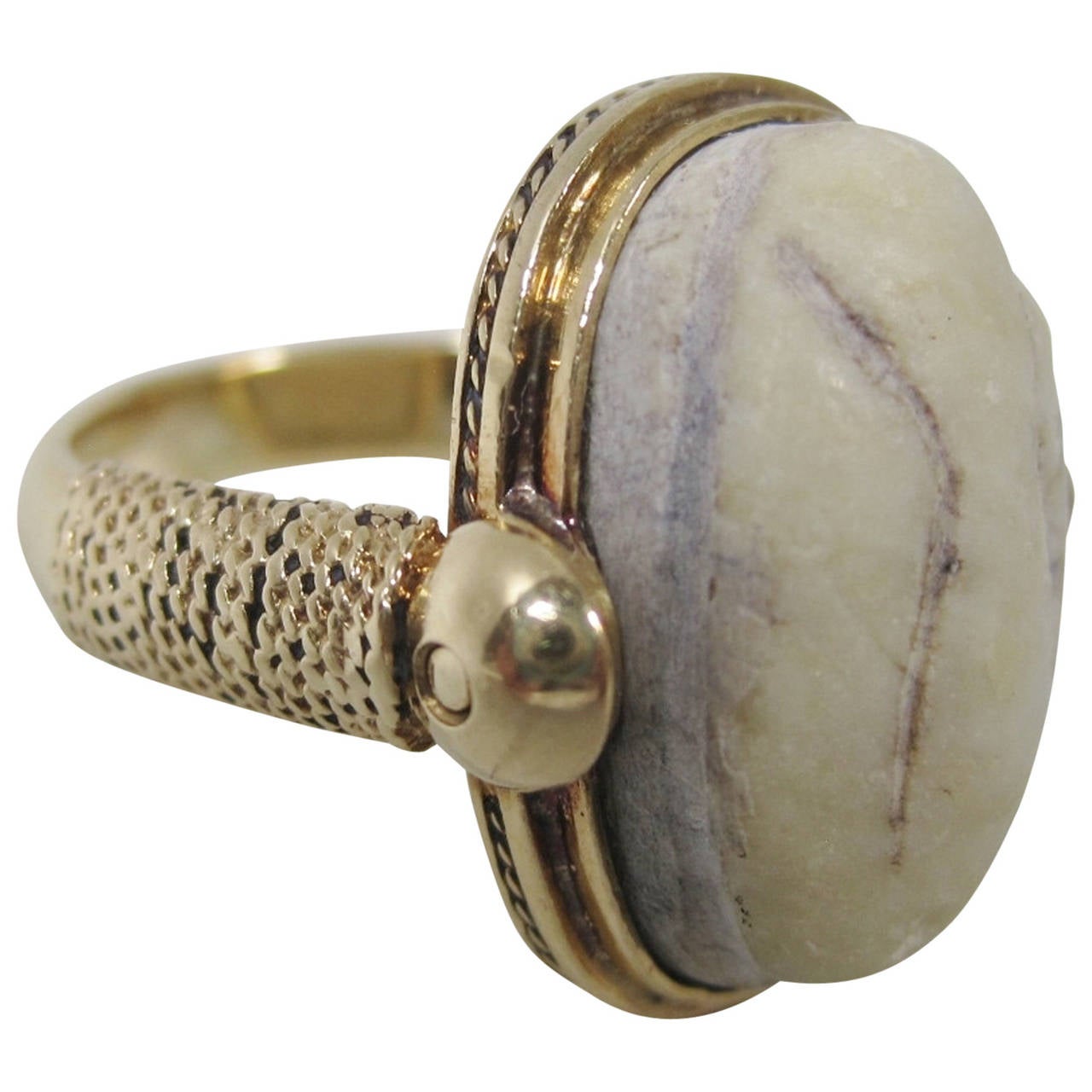 14-carat Gold Ancient Egyptian Scarab Ring at 1stDibs | scarabaeus sacer  for sale