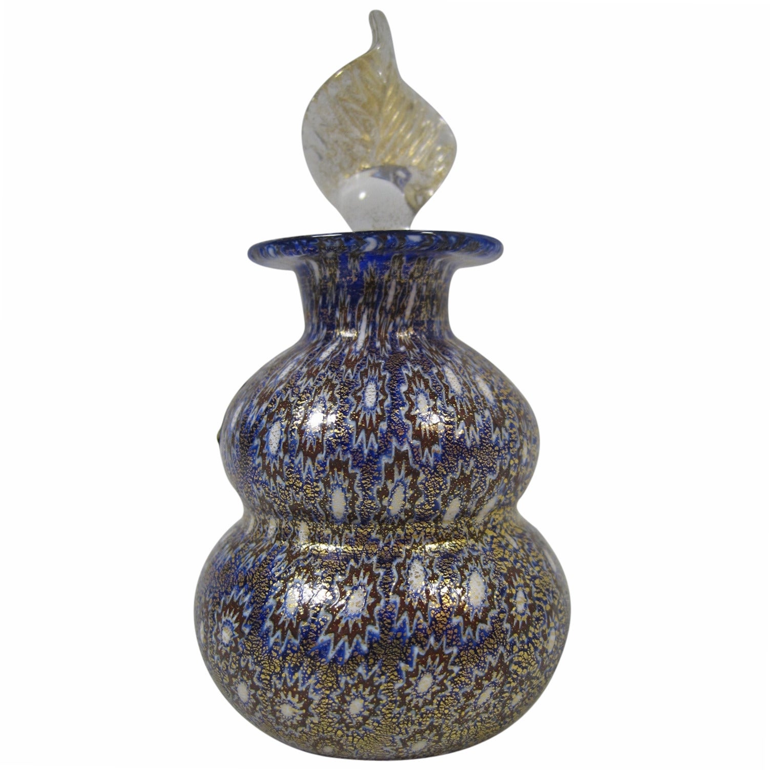 Bucella Cristalli Murano Millefiori Perfume Bottle