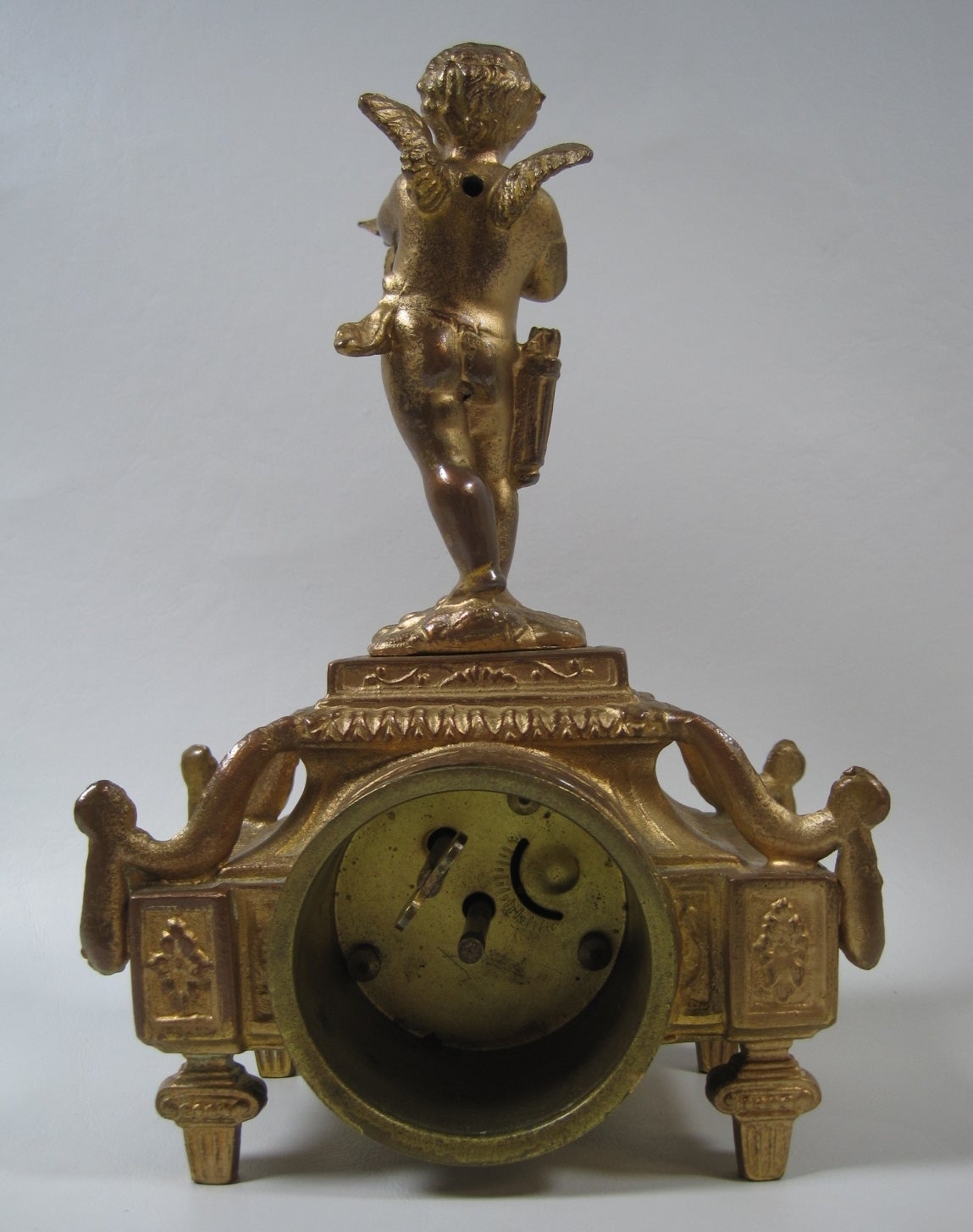 New Haven Figural Cherub Clock, 19th Century  1