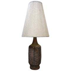 Norwood Pannier Art Pottery Lamp, Mid-Century Modern