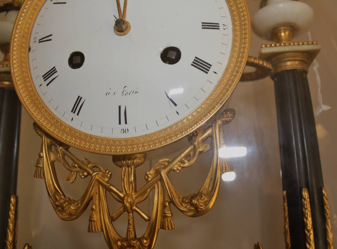 Portico Clock, French Empire Period, Early 19th Century 4