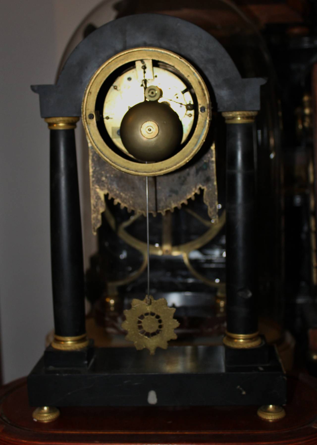Portico Clock, French Empire Period, Early 19th Century 5