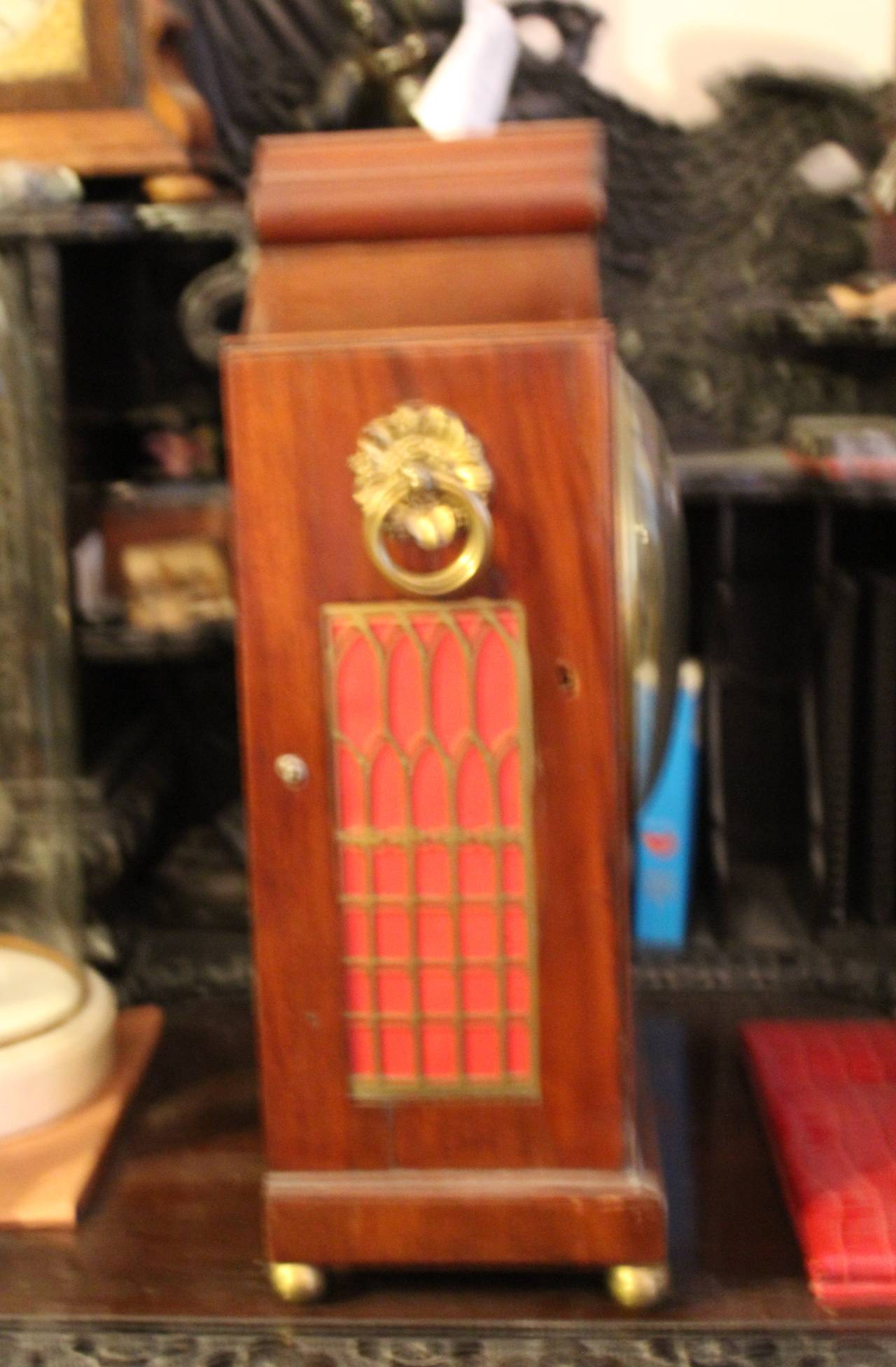 English Bracket Clock, 19th Century William lV Period For Sale 4