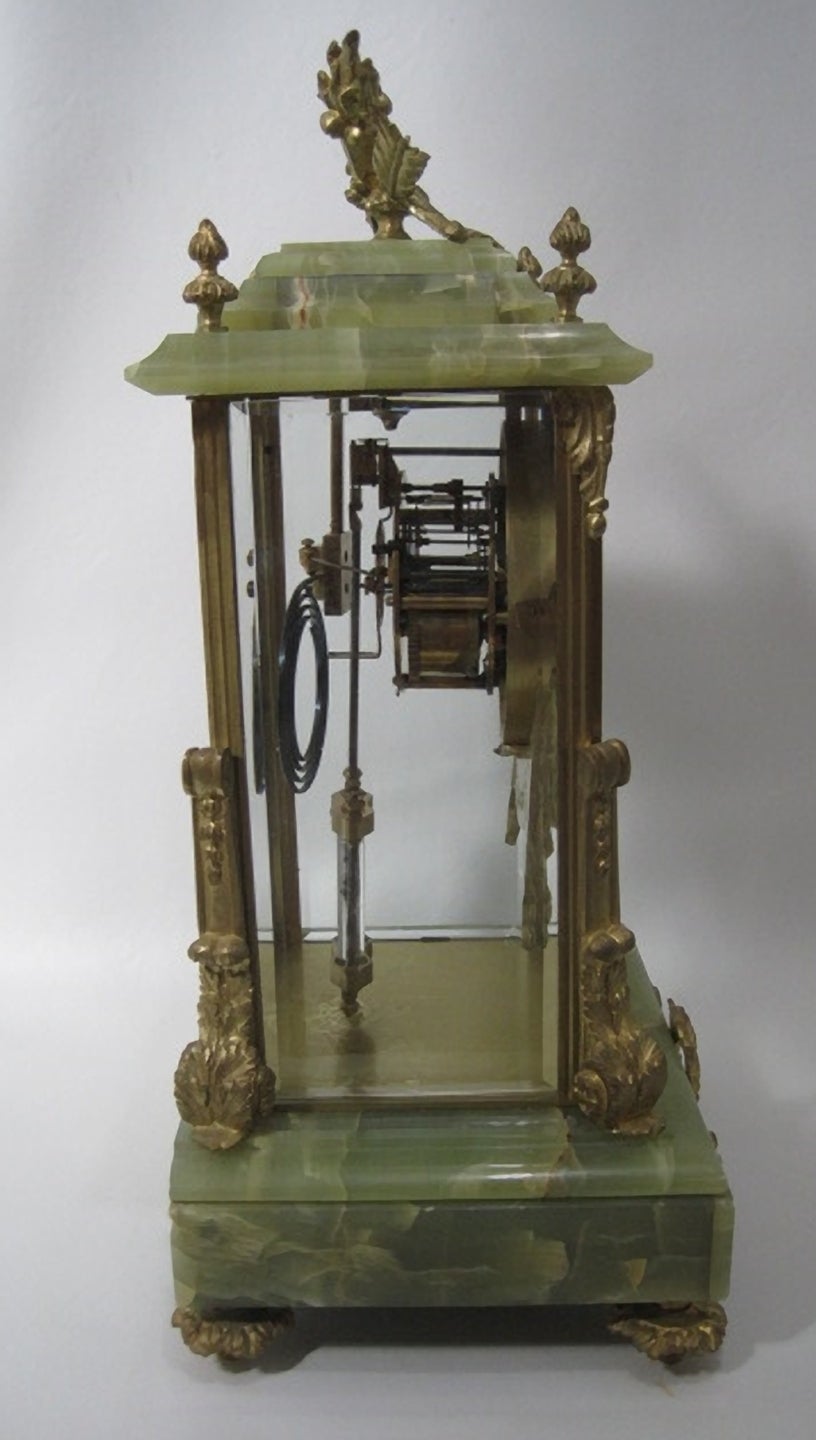 19th Century French Mantel Clock, Louis XVI Style 2