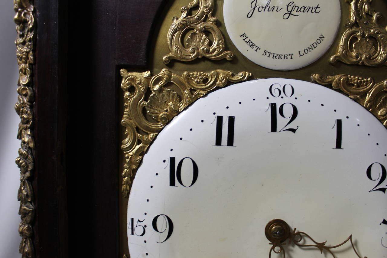 English Bracket Clock, George III Period, 18th Century For Sale 1