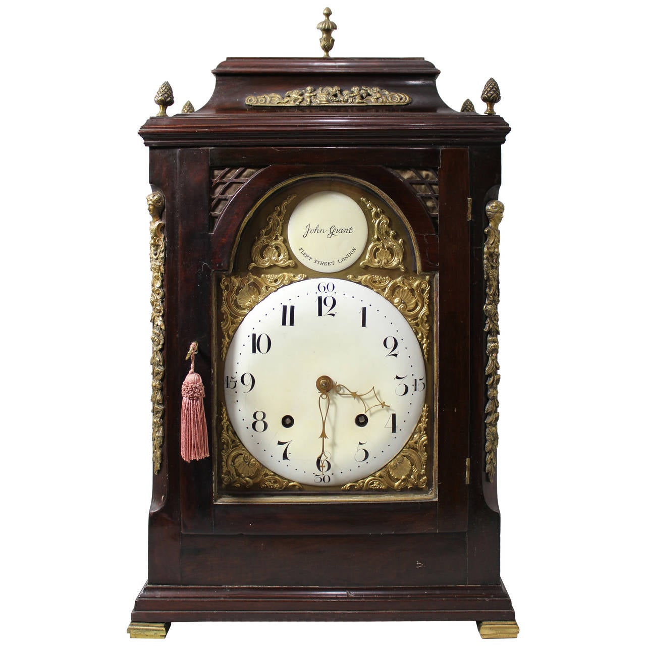 English Bracket Clock, George III Period, 18th Century