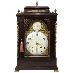 English Bracket Clock, George III Period, 18th Century