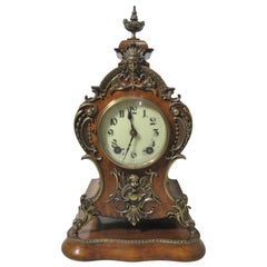 Antique Lenzkirch Clock in French Louis XVI Style, 19th Century