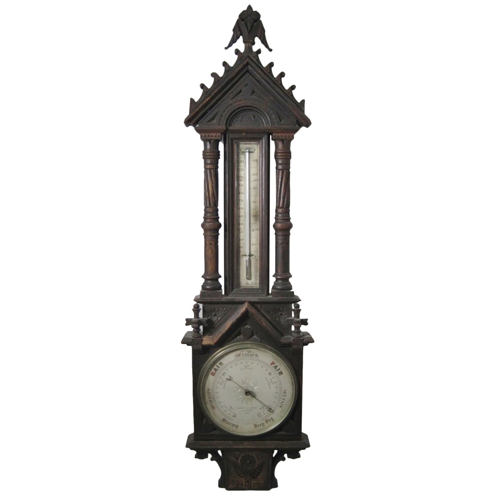 Negretti and Zambra Aneroid Barometer, 19th Century For Sale