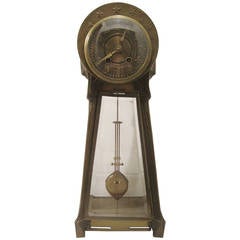 Antique Lenzkirch Mantel Clock, Art Nouveau Jugendstil