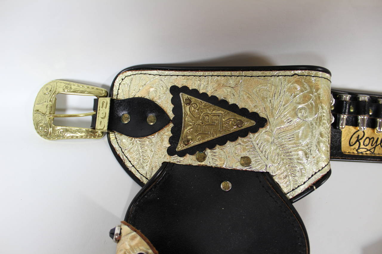 roy rogers cap guns and holsters