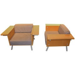 Knoll Stamberg Aferiat, Salsa Lounge Chairs with Shelves