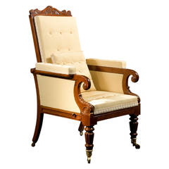 Carved Mahogany Mechanical Armchair, circa 1830 11
