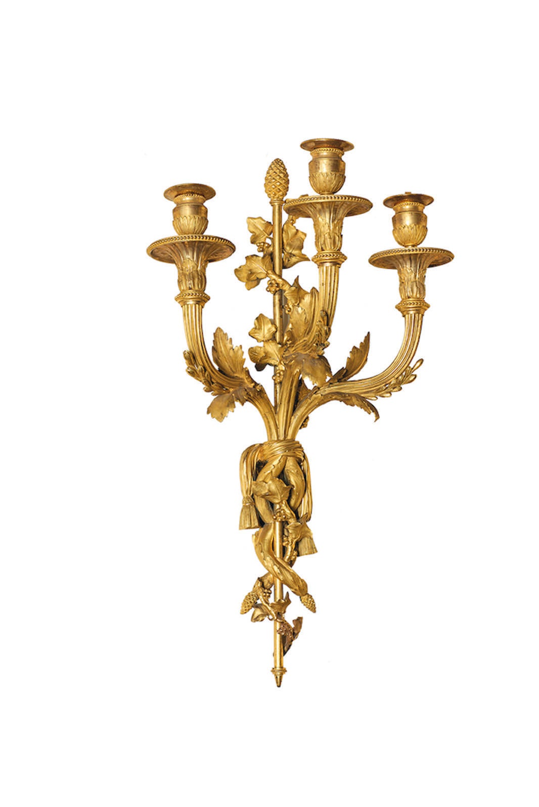 18th c. Louis XVI Pair of Wall-Appliques