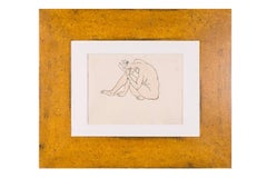 Orange Drawings and Watercolor Paintings