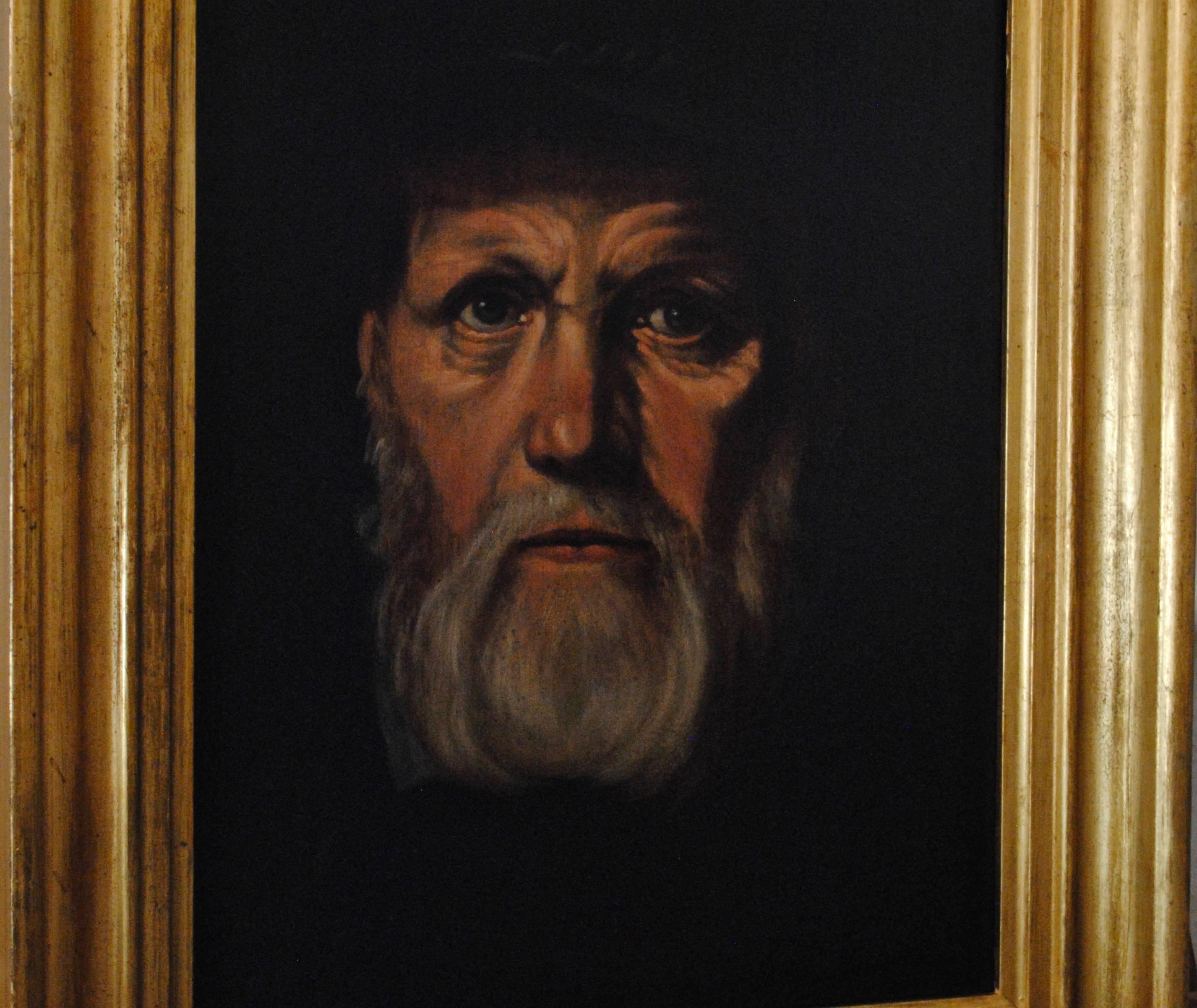 Portrait Painting of Dirck Volckertsz Coornhert - 17th Century Old Master in Oil For Sale 8