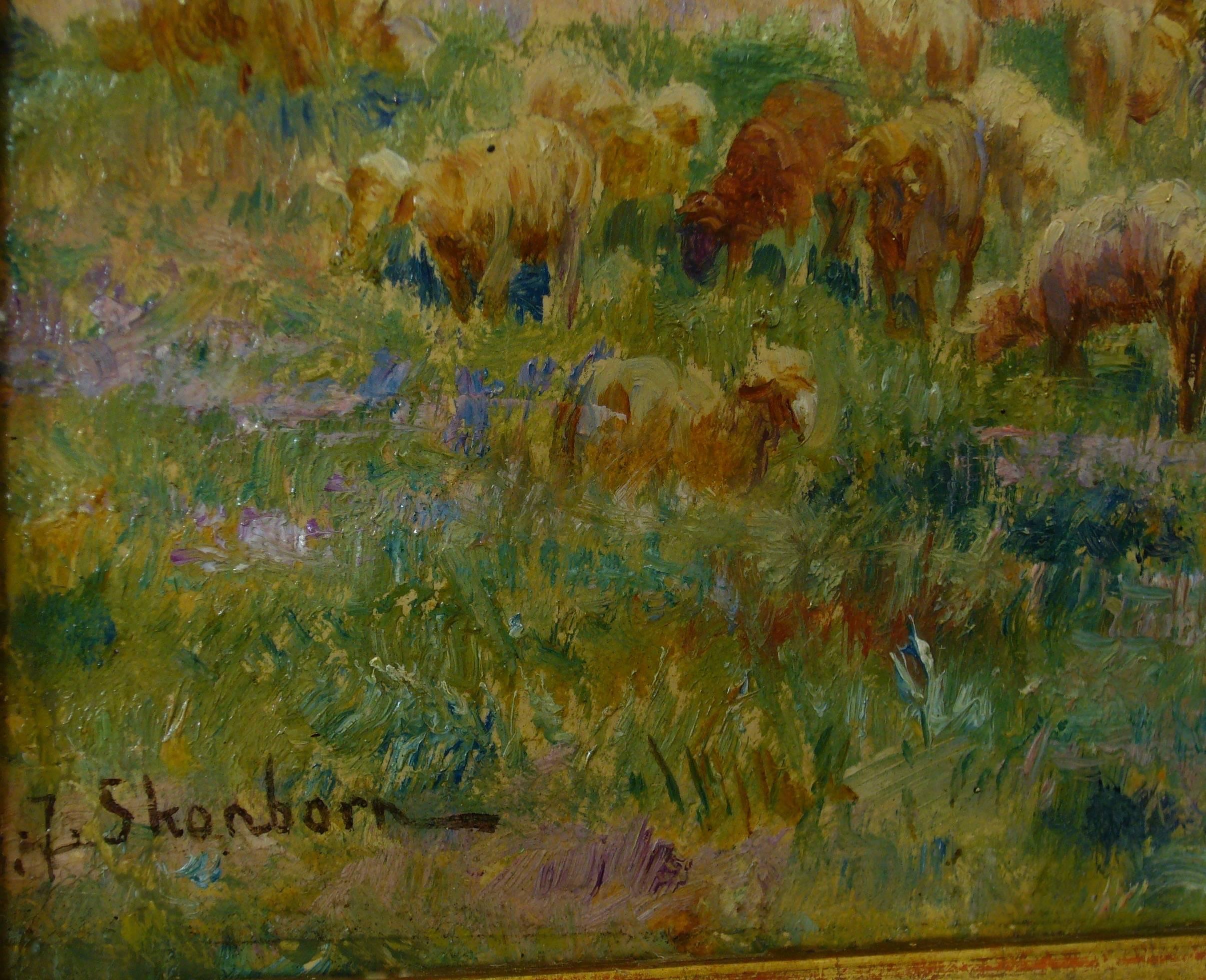 Cabane de l'ermite algérien de M'Sila - 19th Century Landscape Painting For Sale 4