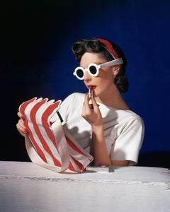 Vintage Muriel Maxwell, by Sally Victor, Bag by Paul Flato, sunglasses by Lugene, 1939