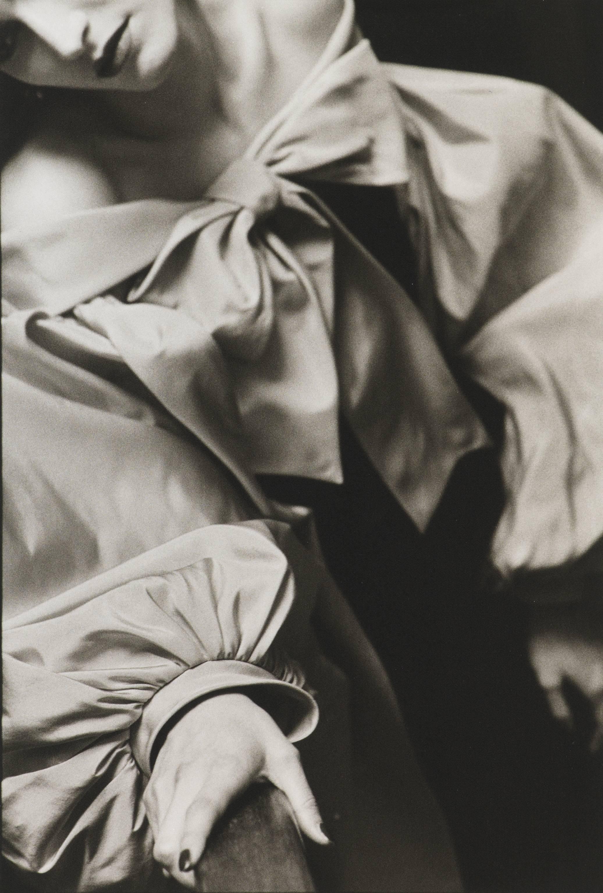 David Seidner Black and White Photograph - Anne Rohart in Yves Saint Laurent, 1983. Black & White Photography, Modern Print