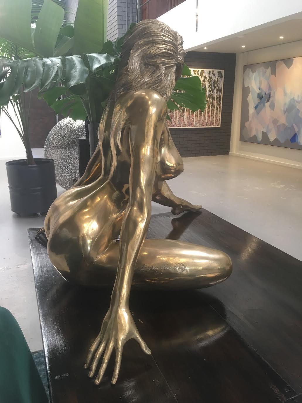 Marilyn - Nude, Bronze Sculpture, Contemporary, Christian Maas For Sale 2