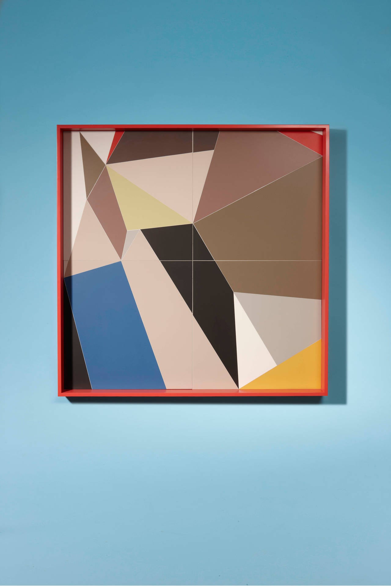French Frame. Lacquered wood. Ceramic tiles.Christian Biecher, 