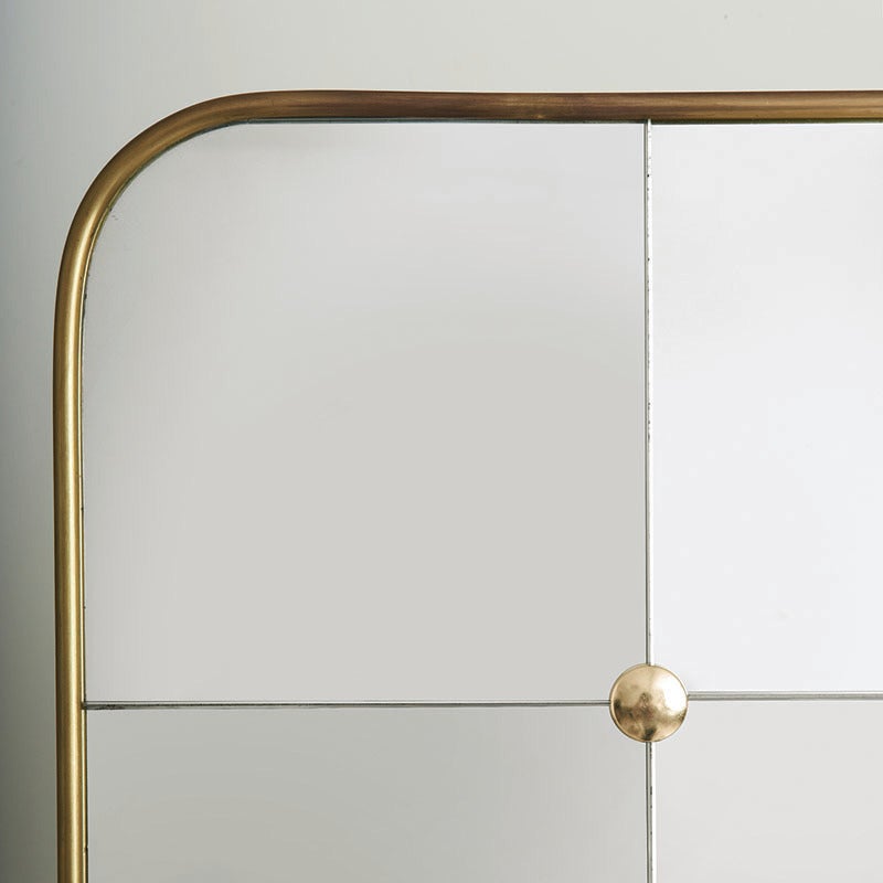 All of our mirrors are made to order and we can make most shapes and sizes in a variety of finishes.

Inspired by 1960s Italian design, handmade in Italy.

Frames with rounded or mitred corners.   Antiqued, polished and washed brass, or antiqued