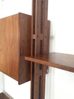 Library "LB7, " in Rosewood by Franco Albini for Poggi, 1957