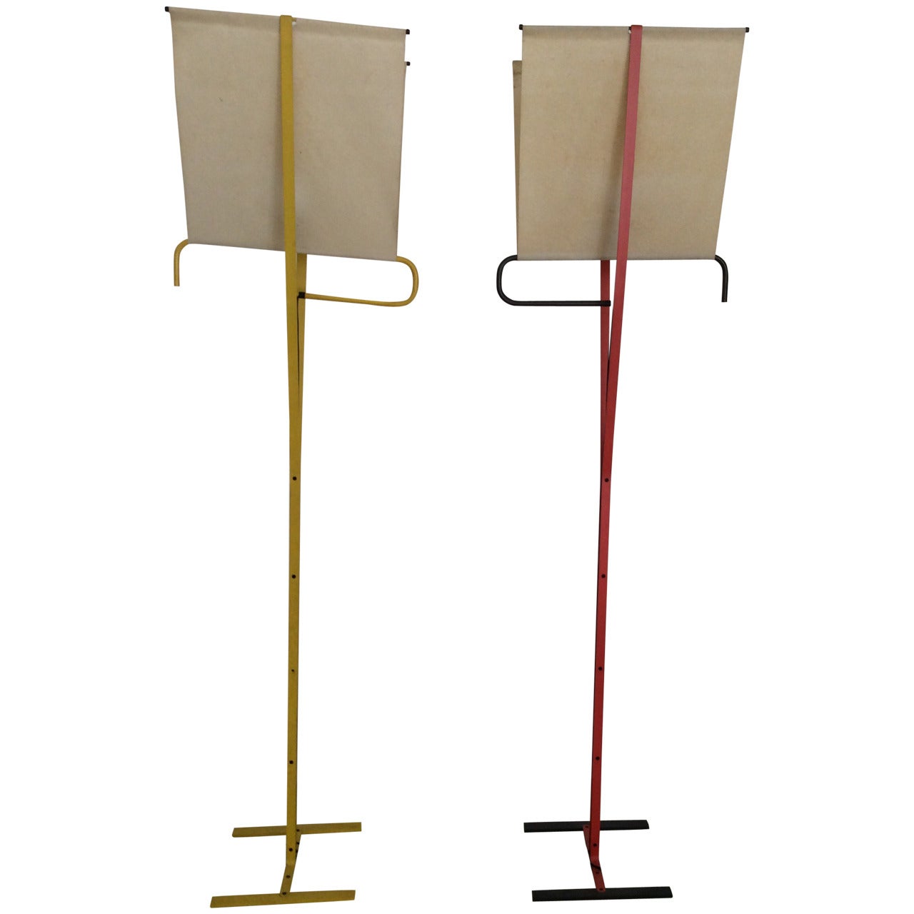 Arteluce Falena Floor Pair of Lamps by Piero De Martini For Sale