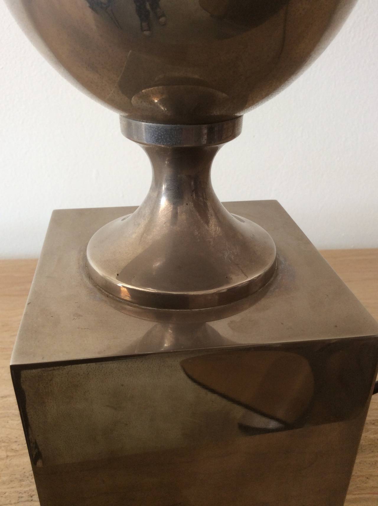 Table Lamp by Philippe Barbier, 1970s In Excellent Condition For Sale In Nice, FR