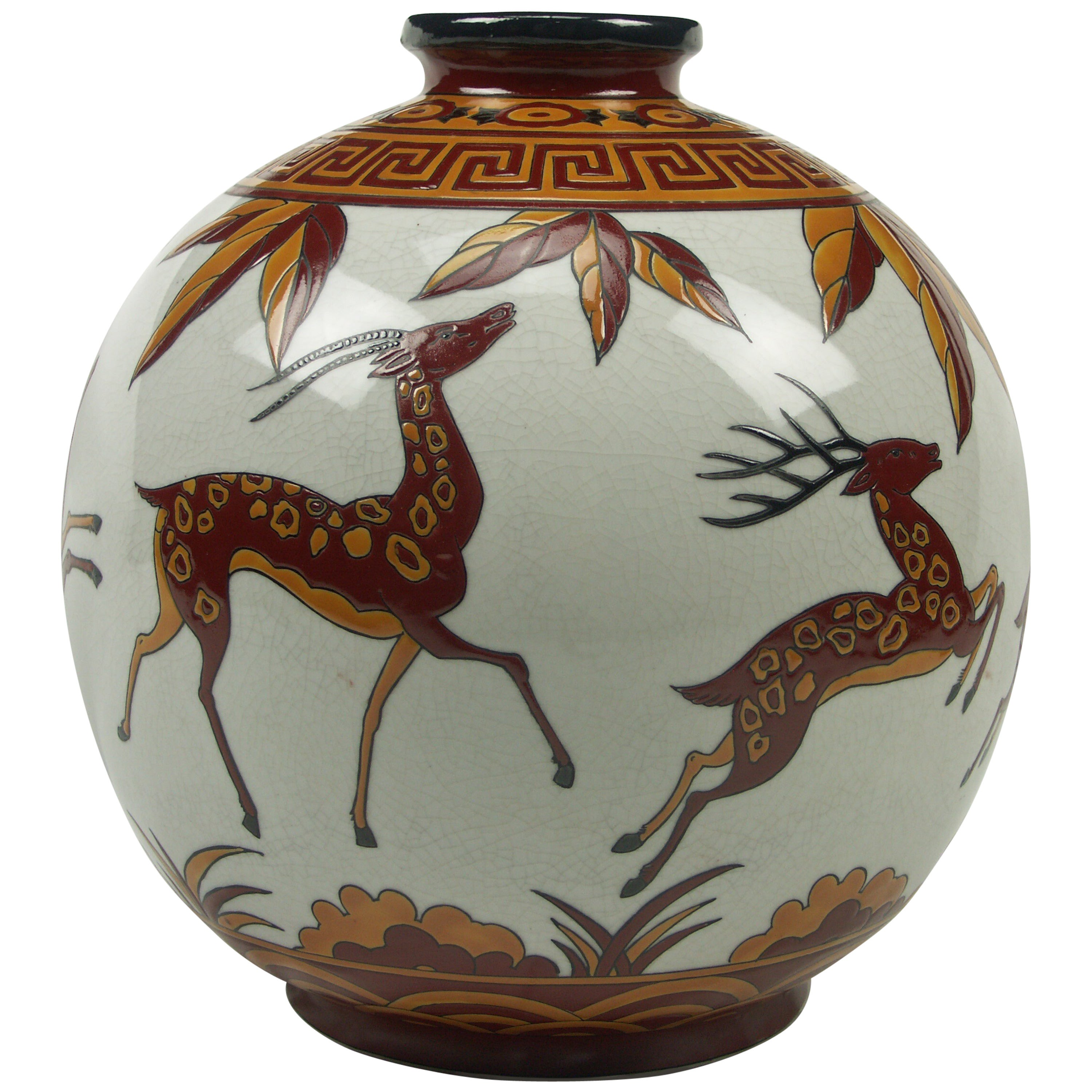 Important Vase By Keralouve ( Lalouvière ) For Sale
