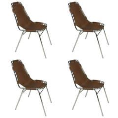 Four Chairs "Les Arcs" by Charlotte Perriand