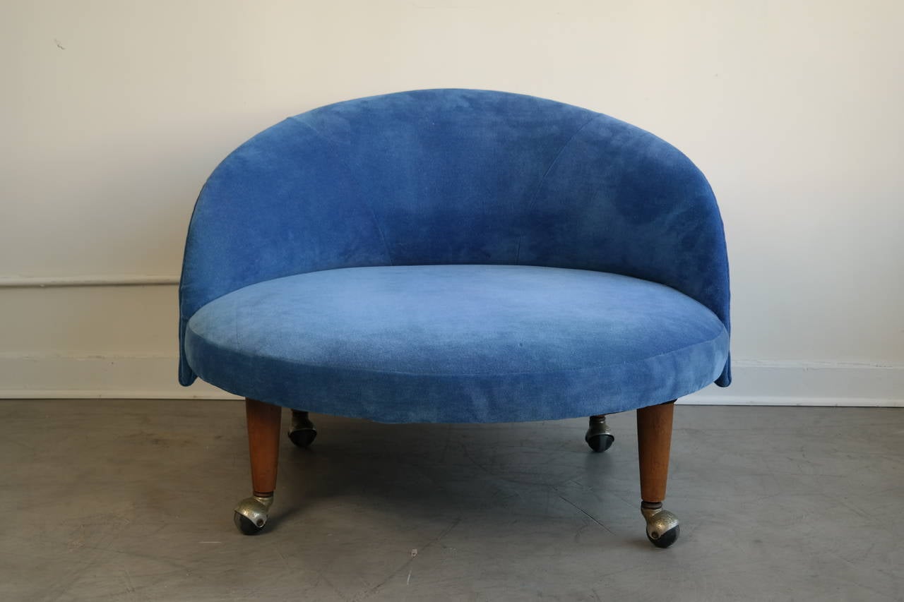 Round Tub Chair by Adrian Pearsall at 1stDibs