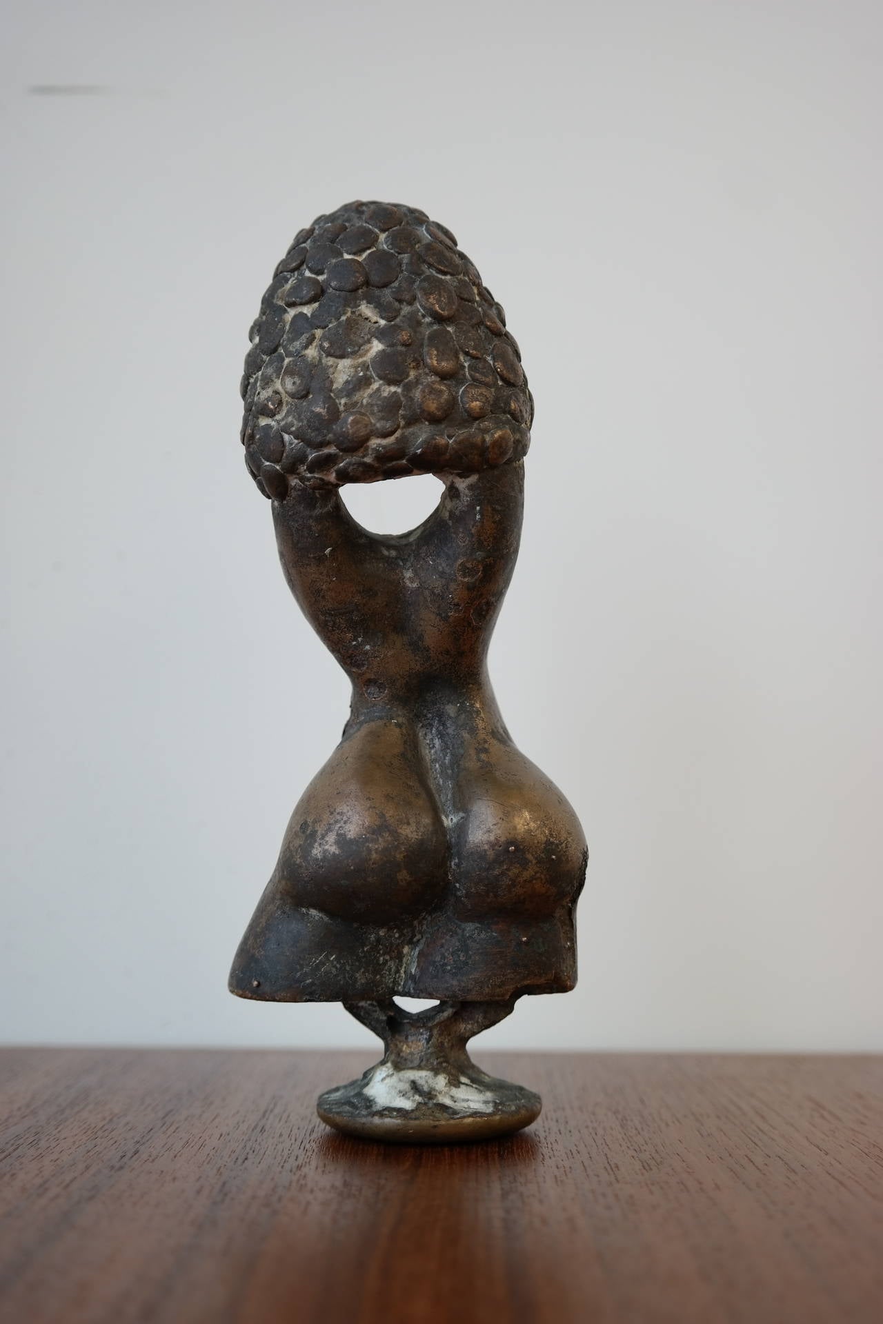 Unknown Brutal Bronze Sculpture of a Female Torso For Sale