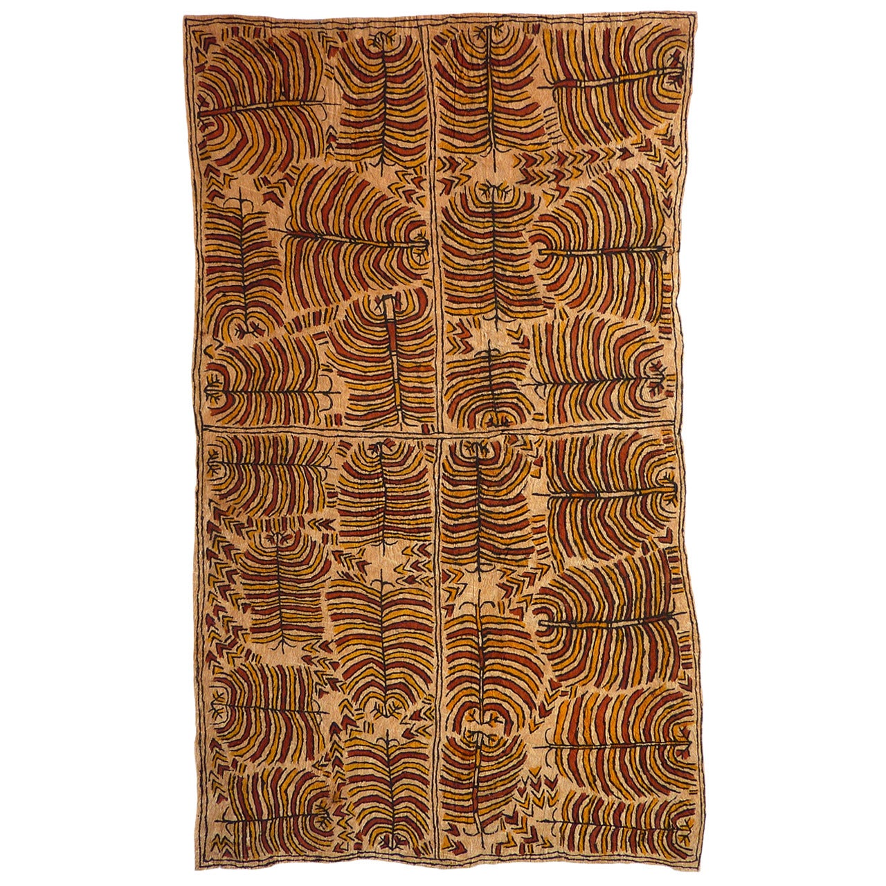 'Misaje' by Martha-Jean Uhamo, Australian Aboriginal Bark-Cloth Painting