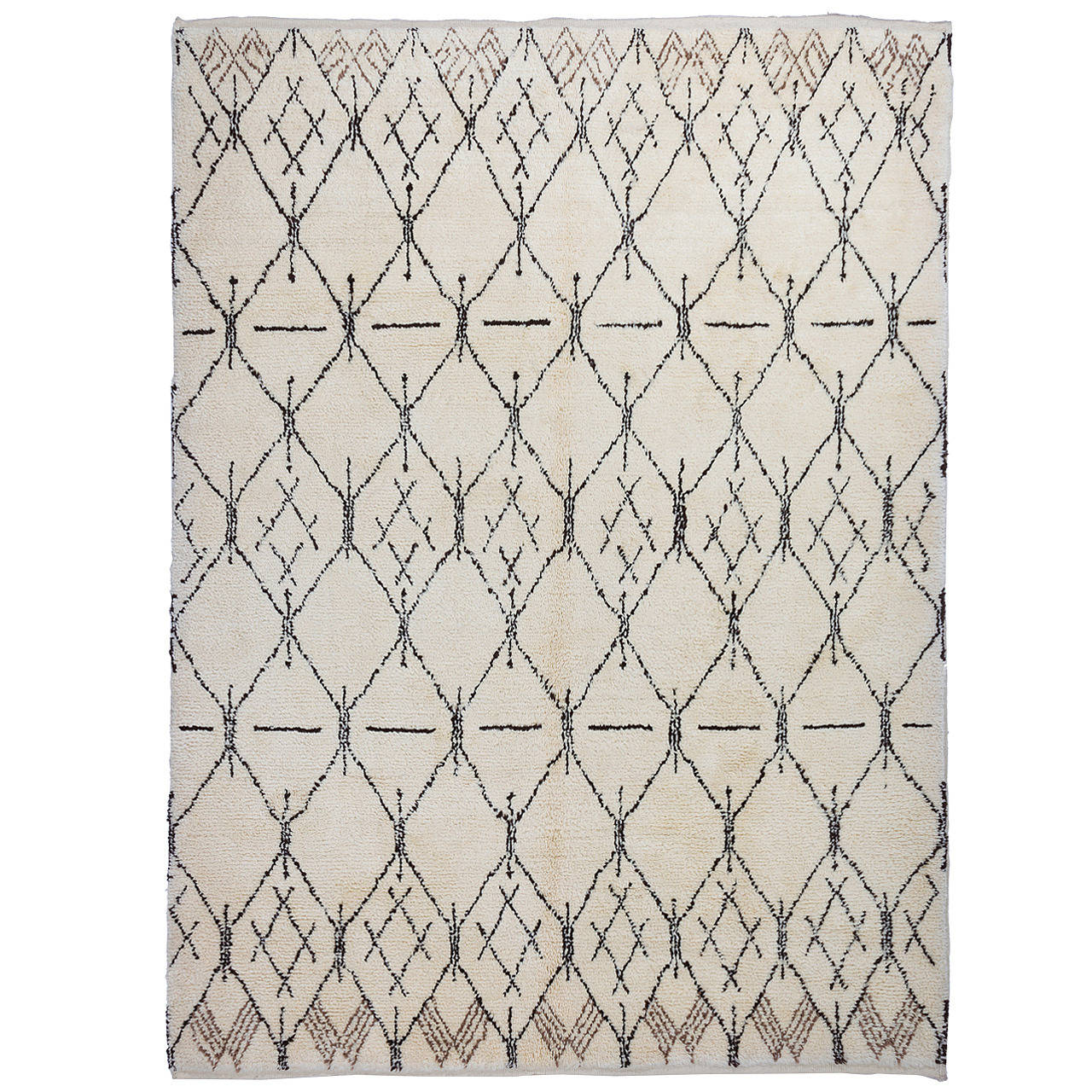 Contemporary Moroccan Design Wool Rug For Sale at 1stdibs