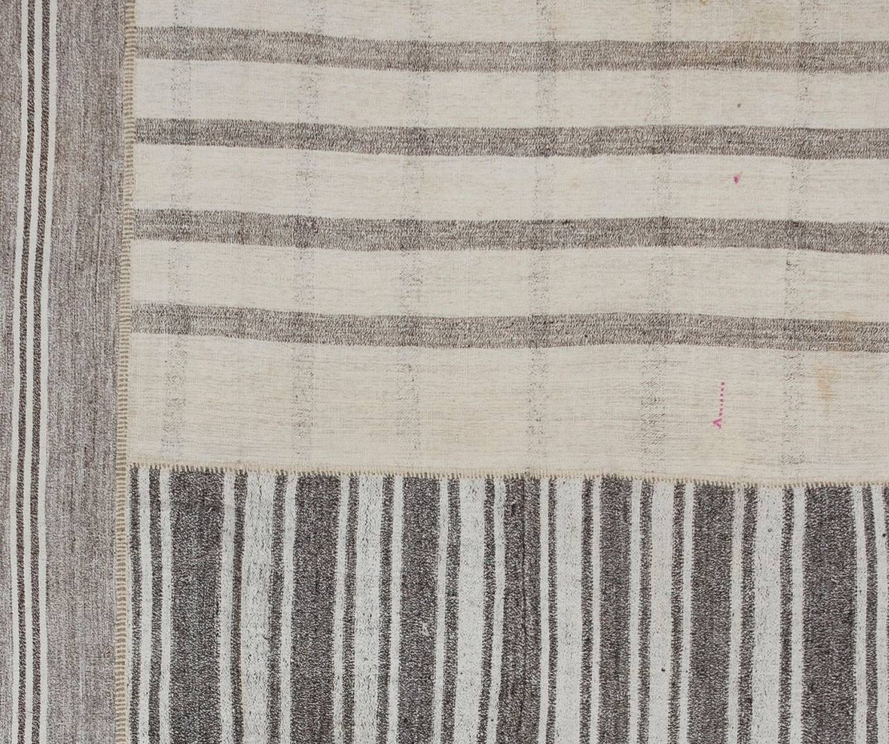 Vintage Turkish FlatWoven Kilims, Reimagined For Sale at 1stdibs