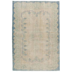 Muted Turkish Oushak Rug