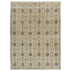 Midcentury Turkish Rug in Muted Colors