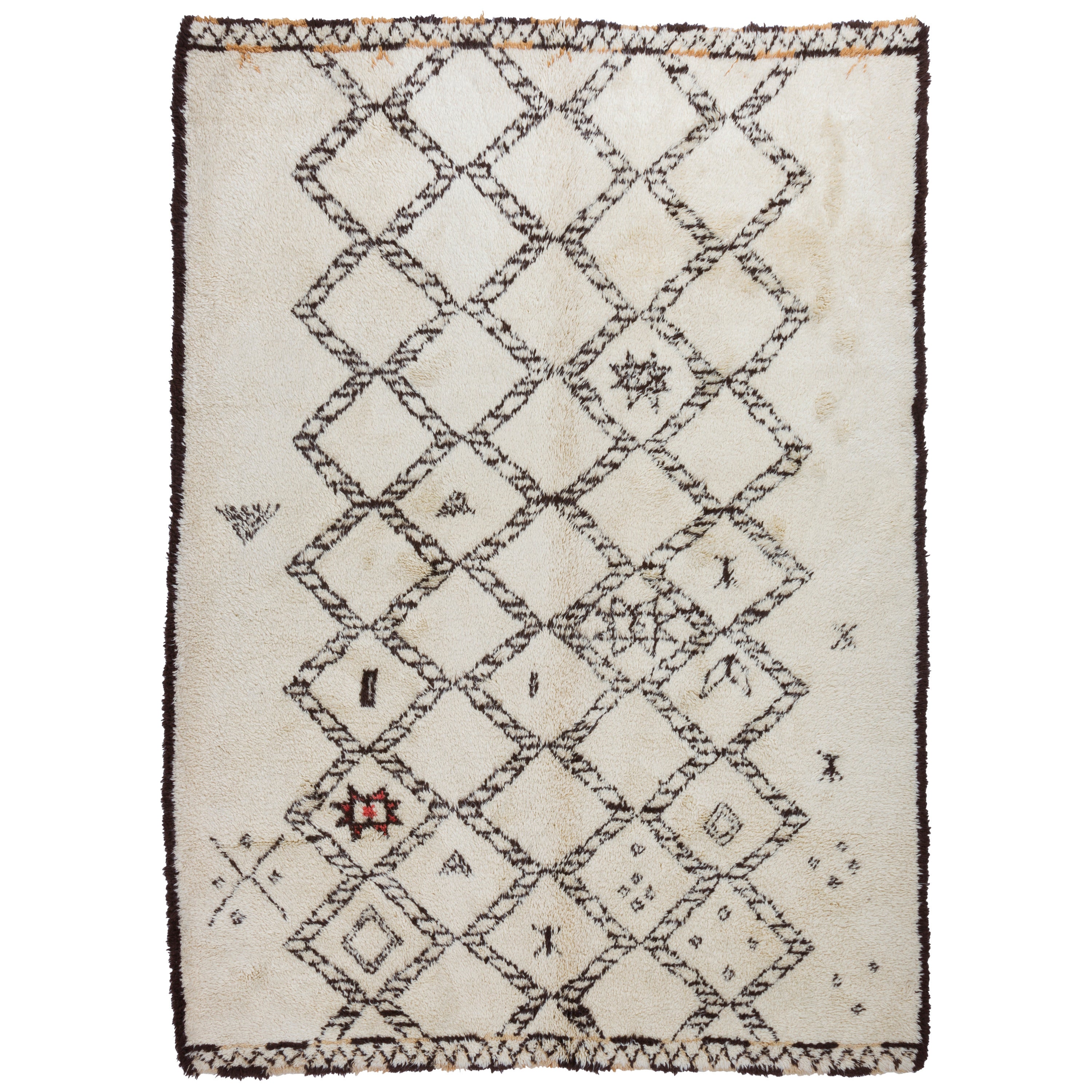 Moroccan Berber Tulu Rug. 100% Natural Wool. CUSTOM OPTIONS Available in 5 weeks For Sale