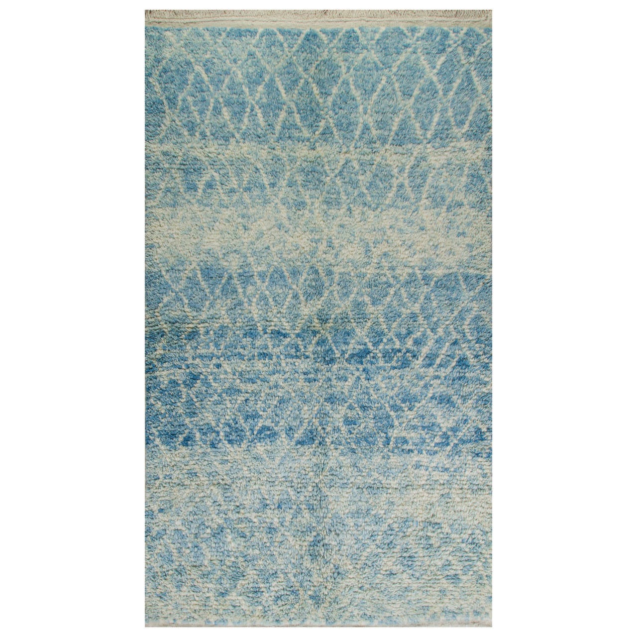 Contemporary Moroccan Wool Rug For Sale at 1stdibs