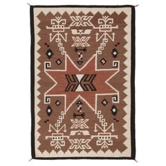 Navajo Handwoven Storm Pattern Rug