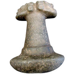 Taino Janus-Faced Stone Pestle 2