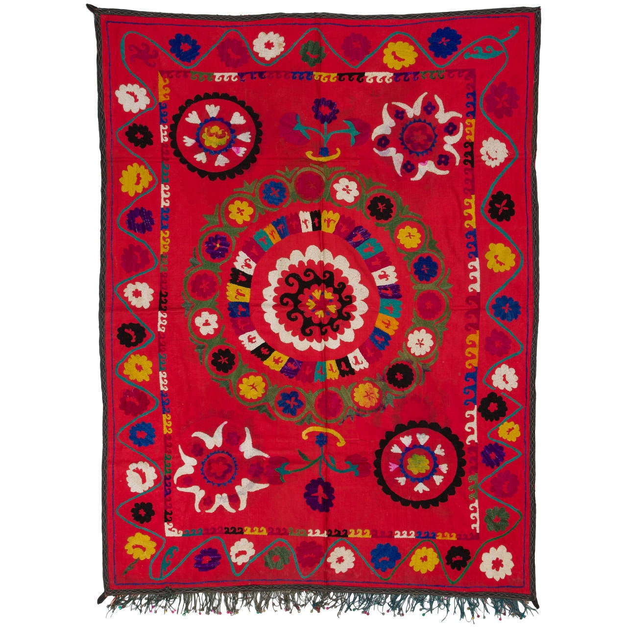 Vintage Swedish Bed Cover/Tapestry by Malmöhus Läns Hemslöj, 1927 For