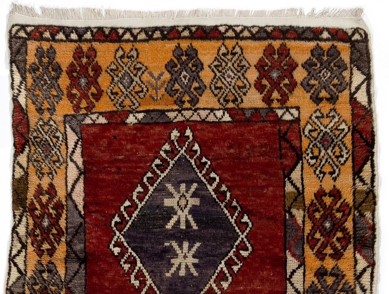 Tribal Antique Central Anatolian Konya Rug
