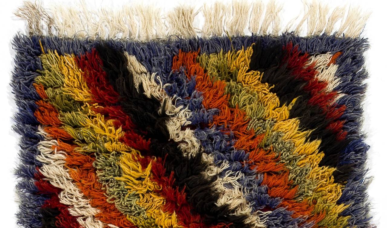 This vintage handmade rug is called 