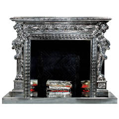 Chrome Griffin Fireplace