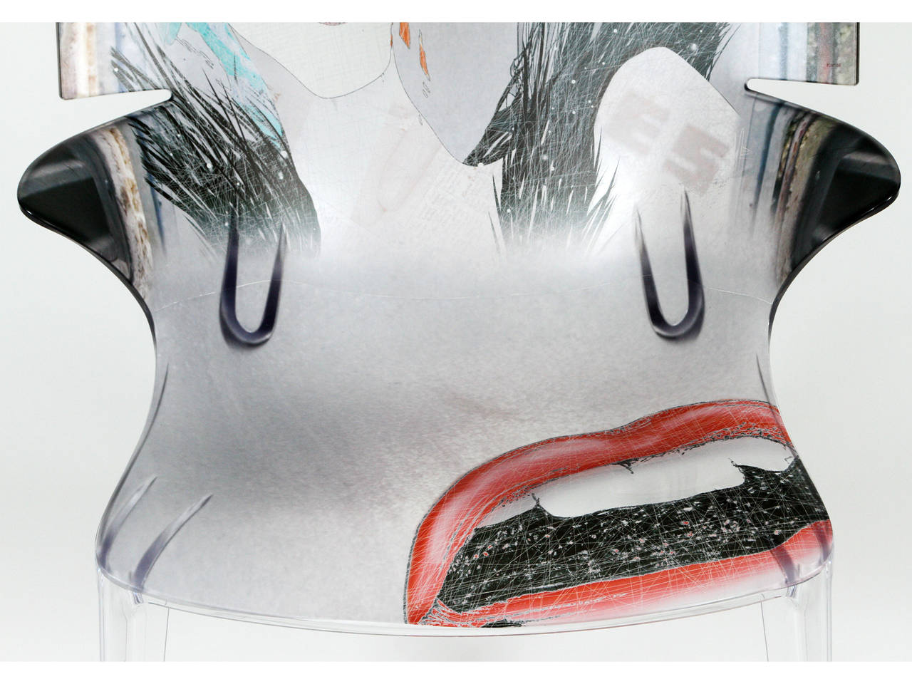 Ein Paar David Bowie Transparente Polycarbonat-Stühle, Uncle Jim Ghost Chairs (21. Jahrhundert und zeitgenössisch) im Angebot