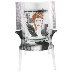 David Bowie "Wrong Guy" Transparent Polycarbonate Uncle Jim Ghost Chair