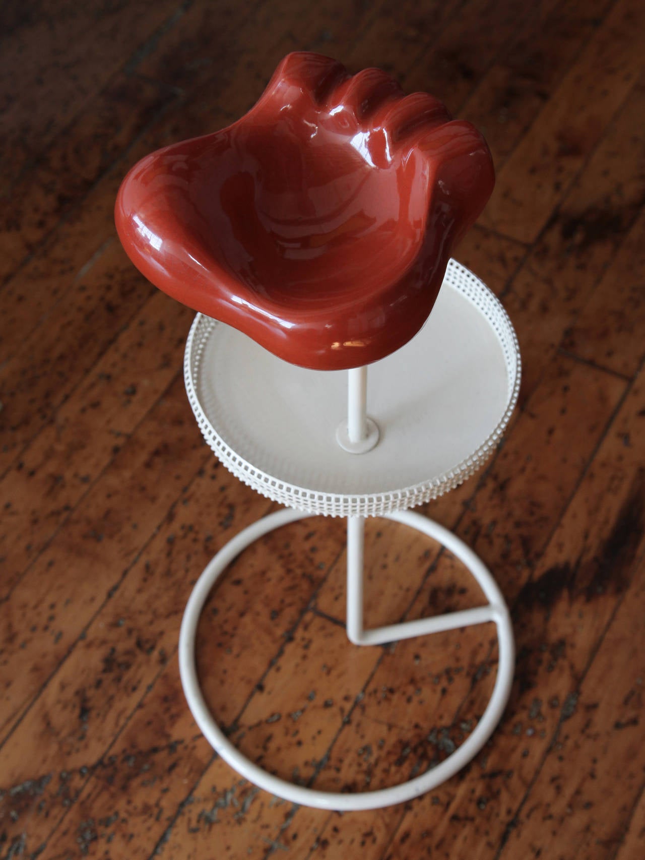 Mid-Century Modern Patte d’Ours Ashtray with Stand by Georges Jouve and Mathieu Matégot