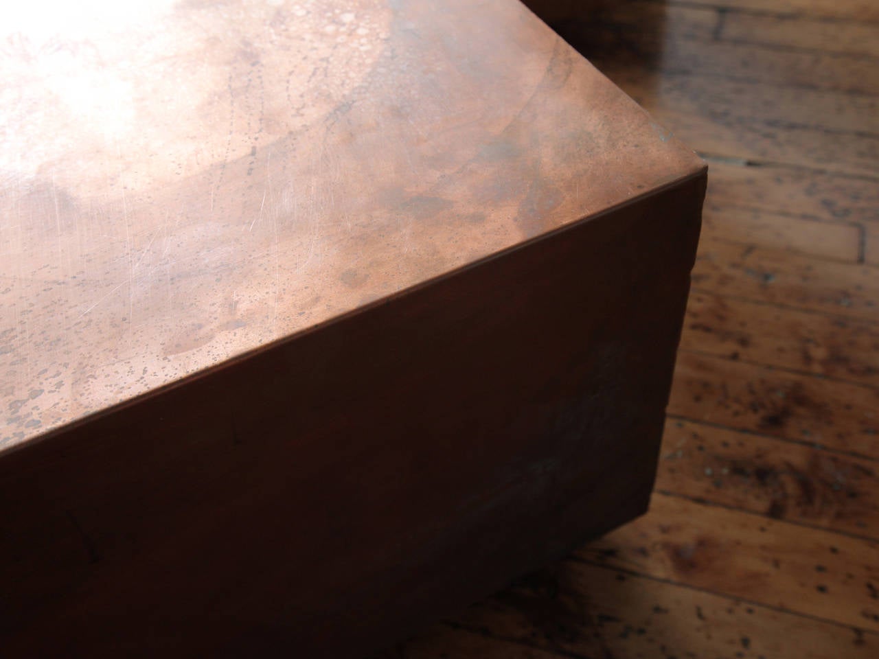 Late 20th Century Vintage Copper Coffee Table